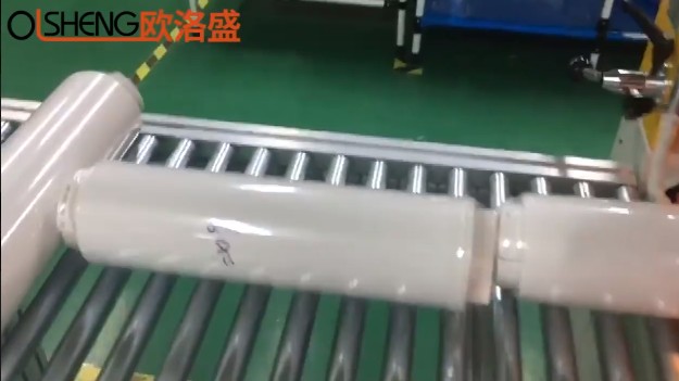 小米凈水器濾芯自動(dòng)包膜機(jī)案例視頻