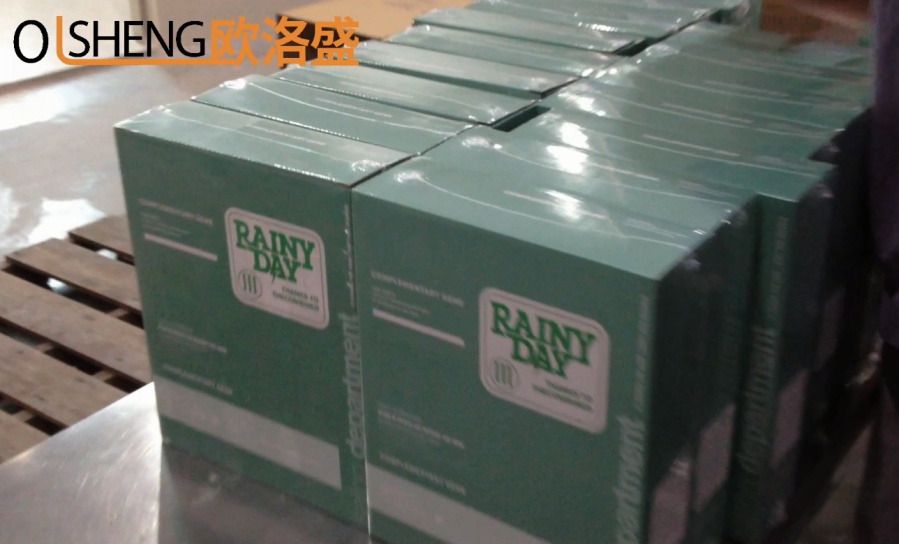 燙發(fā)劑使用小邊封收縮包裝機(jī)案例視頻