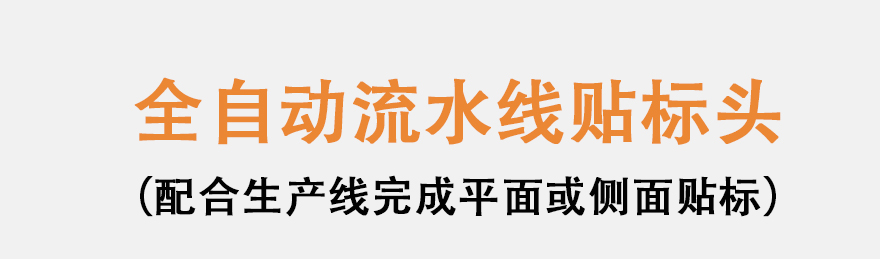 全自動(dòng)流水線貼標(biāo)頭