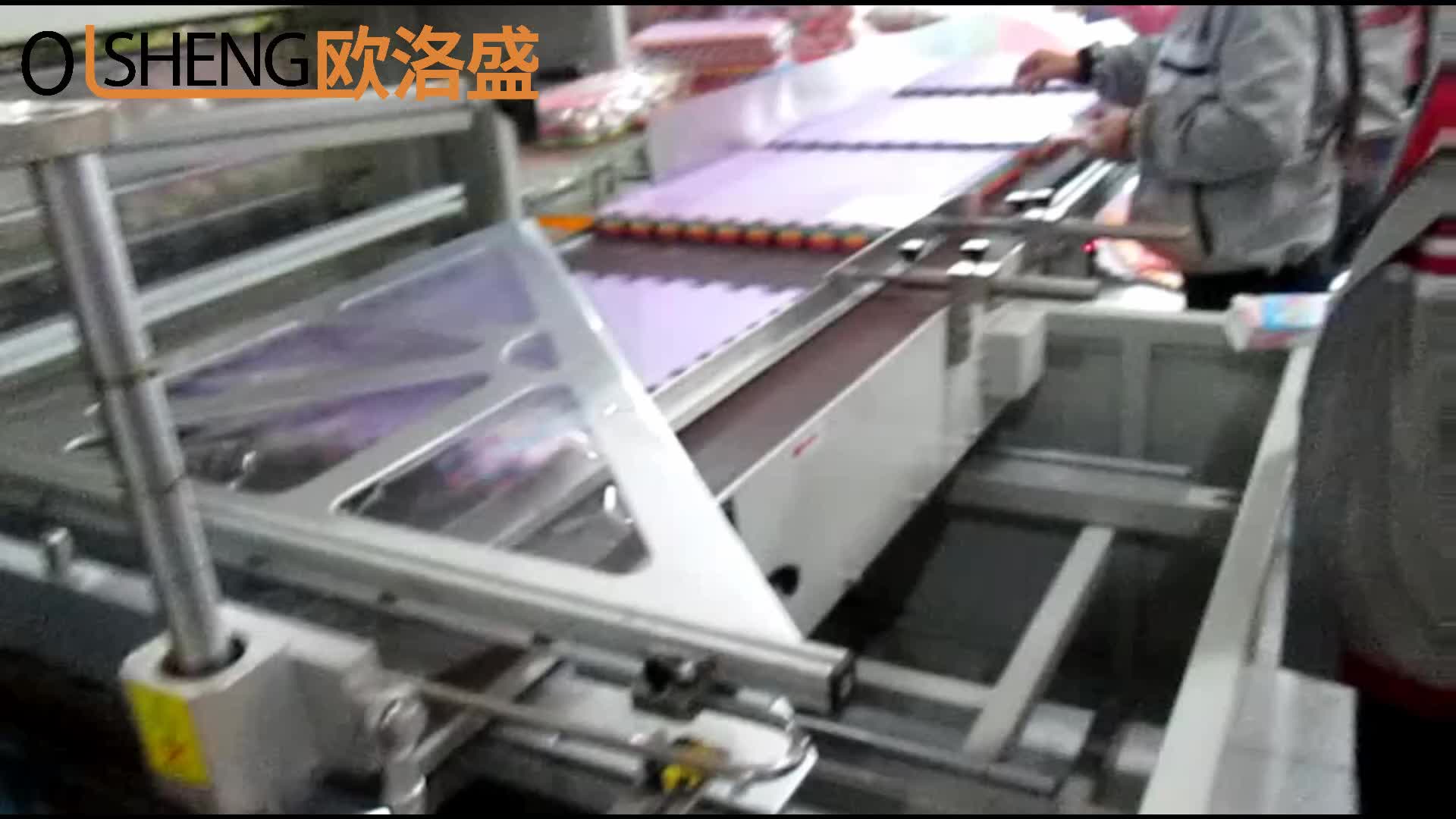 《福建客戶案例》EVA地墊包膜采用熱收縮包膜機