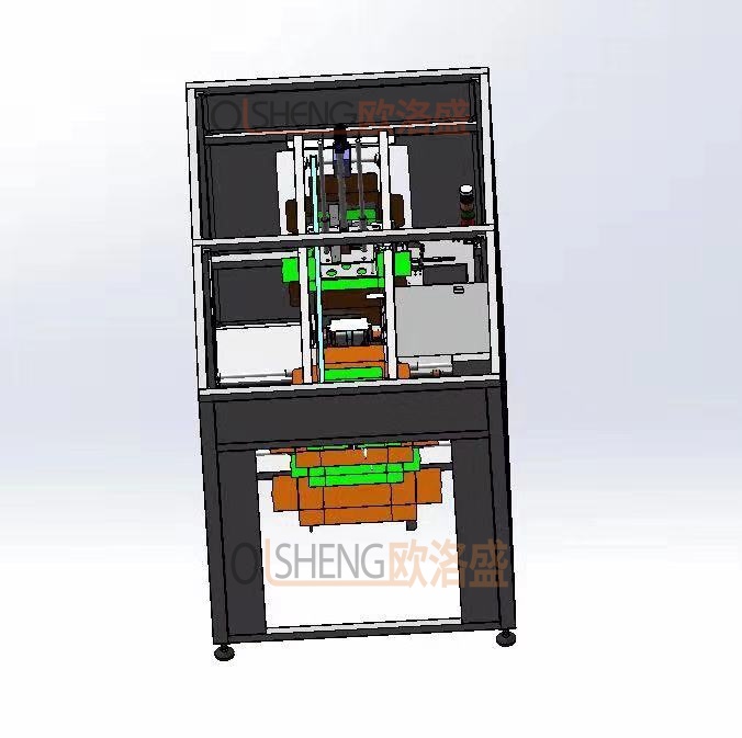 自動(dòng)飛機(jī)盒折盒機(jī)3D圖